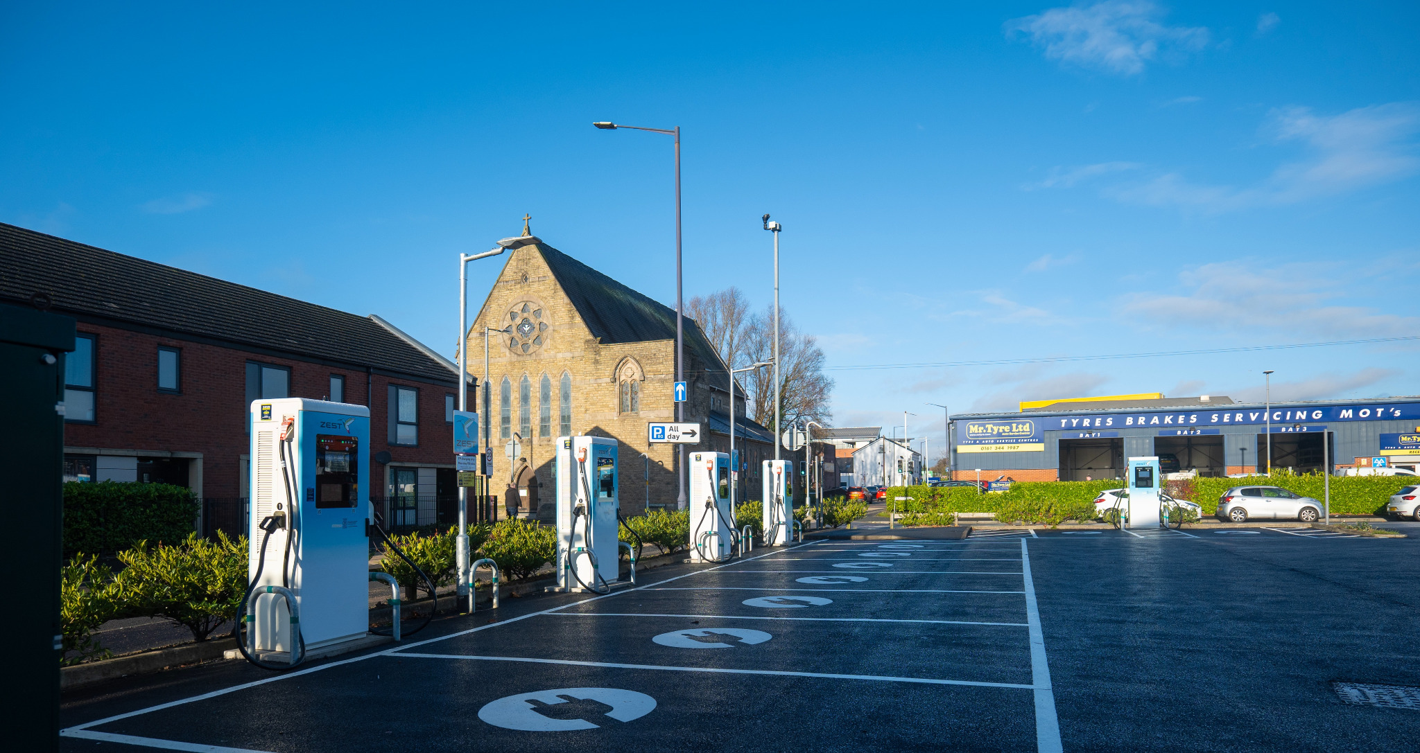 Commercial charging site