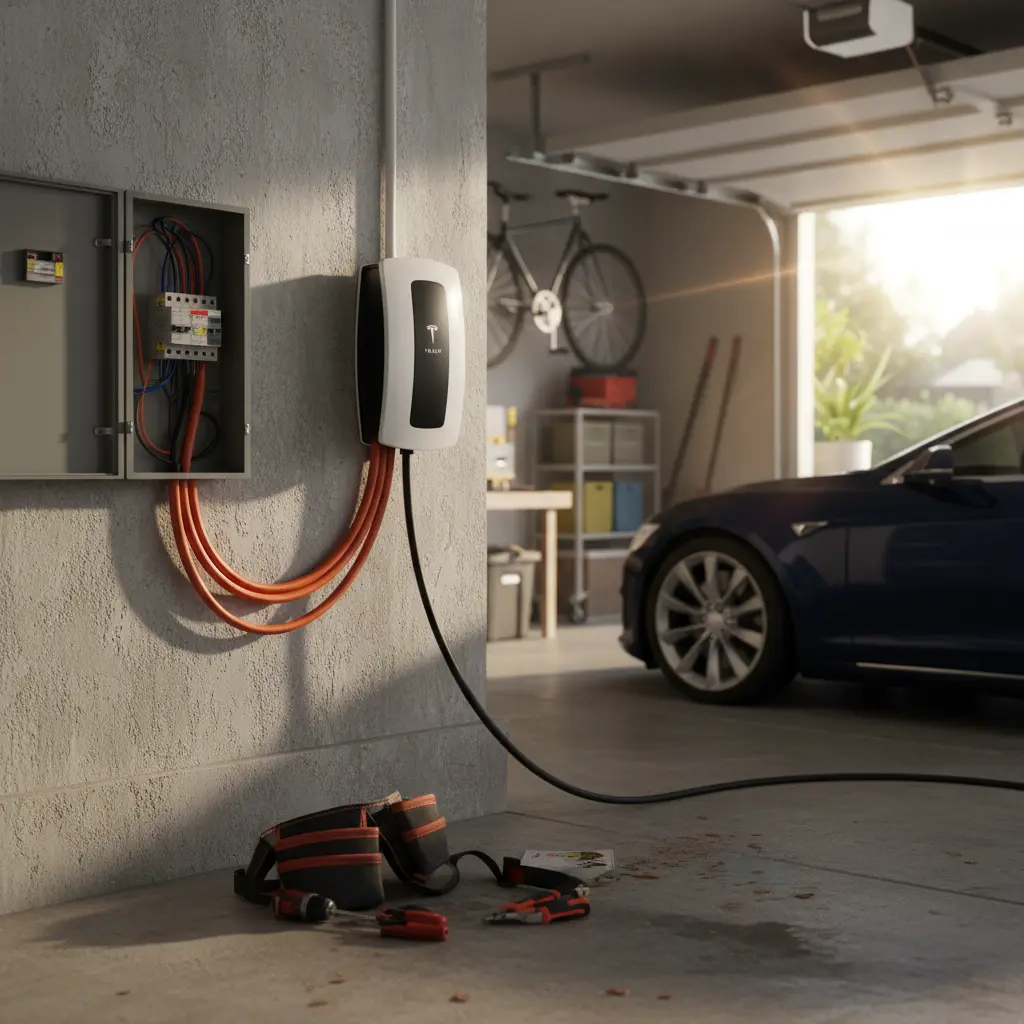 Home EV charger installation